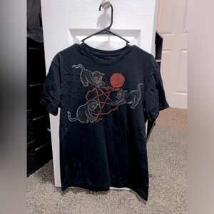 Hot topic demon cat tee